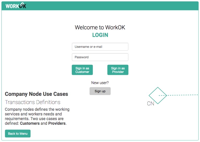 WorkOK – screenshot 2