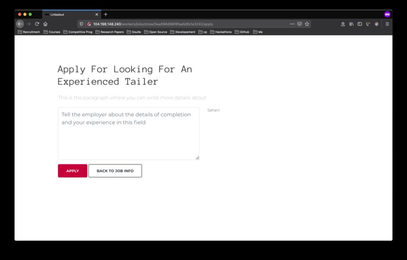linkedout – screenshot 4