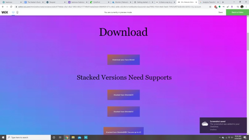 Face Shields Against COVID – screenshot 2