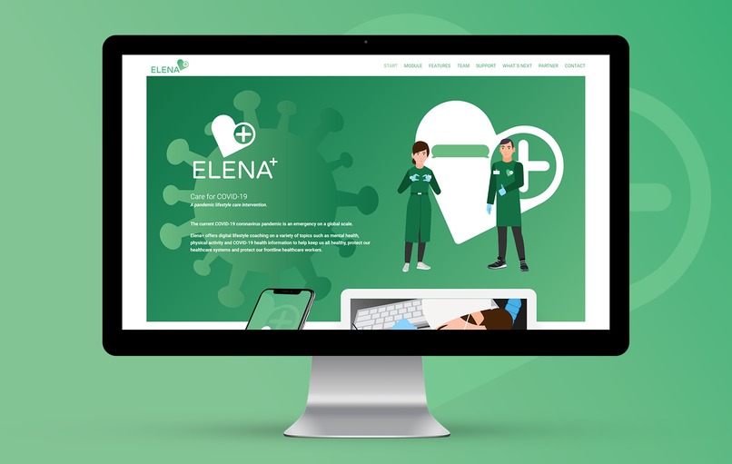 Elena+: Care for COVID-19 – screenshot 1