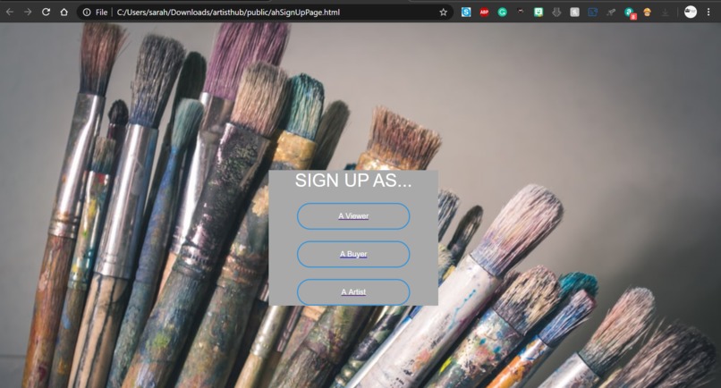 Artisthub – screenshot 1