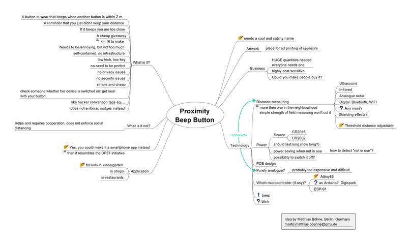 2 close : Button  that beeps when wearers come too close – screenshot 1