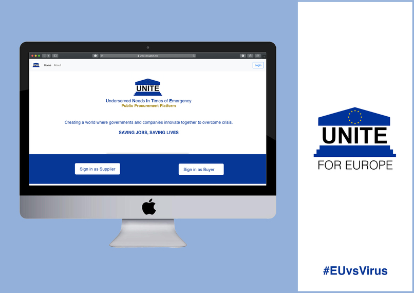 UNITE Public Procurement Platform – screenshot 1