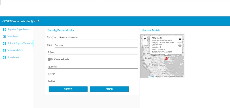 CovidResourceFinder – screenshot 4
