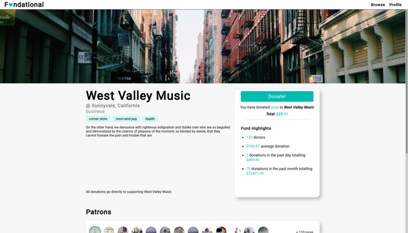 Fundational – screenshot 1
