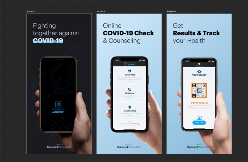 SCARLETRED  eCOVID19  – screenshot 2