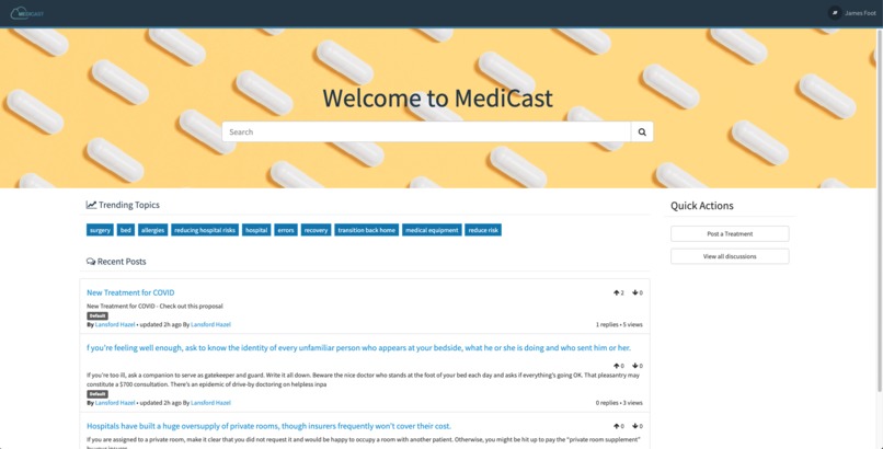 MediCast – screenshot 2