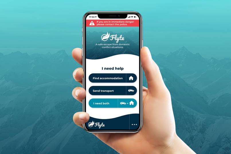 Flyte – A safe escape from domestic conflict situations – screenshot 2