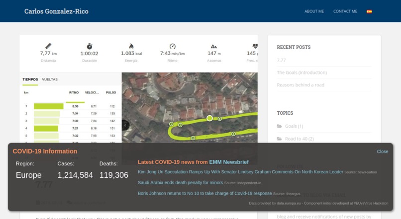 COVIDpress – screenshot 1
