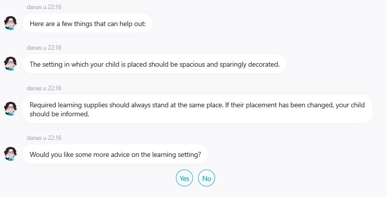 Chatbot Helen – screenshot 3
