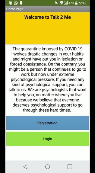 Talk2Me – screenshot 1