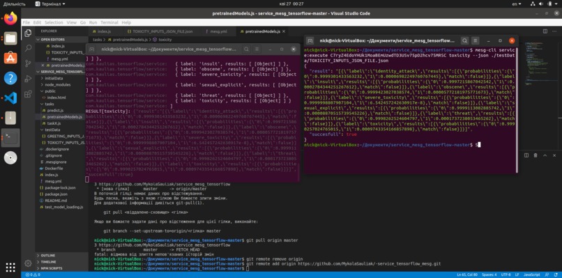 ML kit for MESG ecosystem – screenshot 2