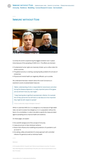 Immune without Fear - Corona Research Cruise – screenshot 1