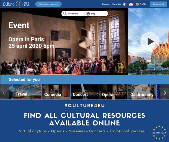 Culture4EU – screenshot 2