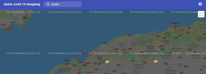Quick covid-19 shopping app – screenshot 2