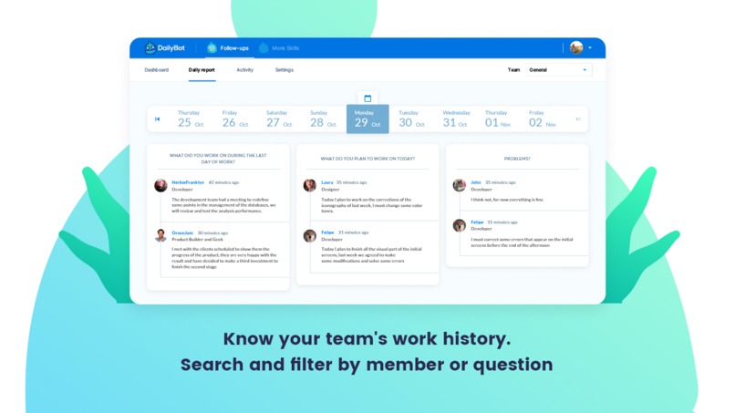 DailyBot – screenshot 2