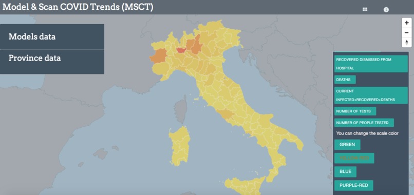 Model & Scan COVID Trends (MSCT) – screenshot 2