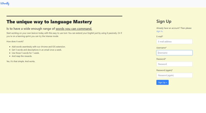 Wordly – screenshot 1