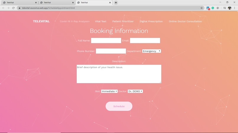 TeleVital – screenshot 2