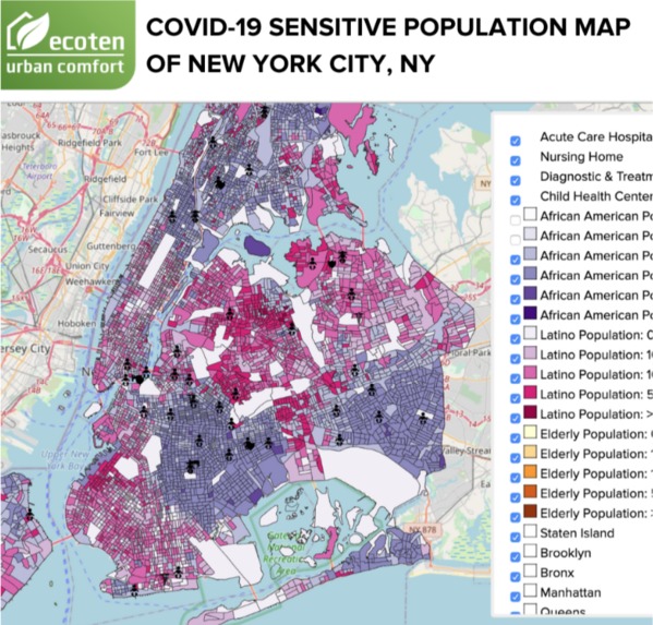 COVID-19 Sensitivity Map – screenshot 1