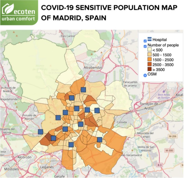 COVID-19 Sensitivity Map – screenshot 3