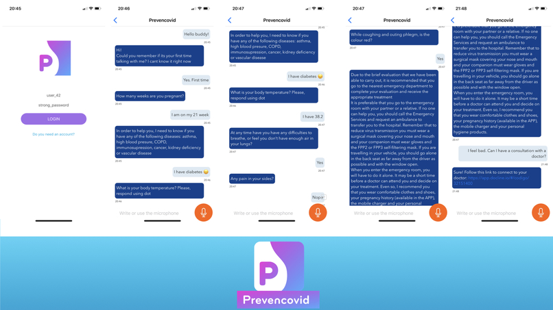 PREVENCOVID: Pregnancy Via Telemedicine Follow-up in COVID – screenshot 2