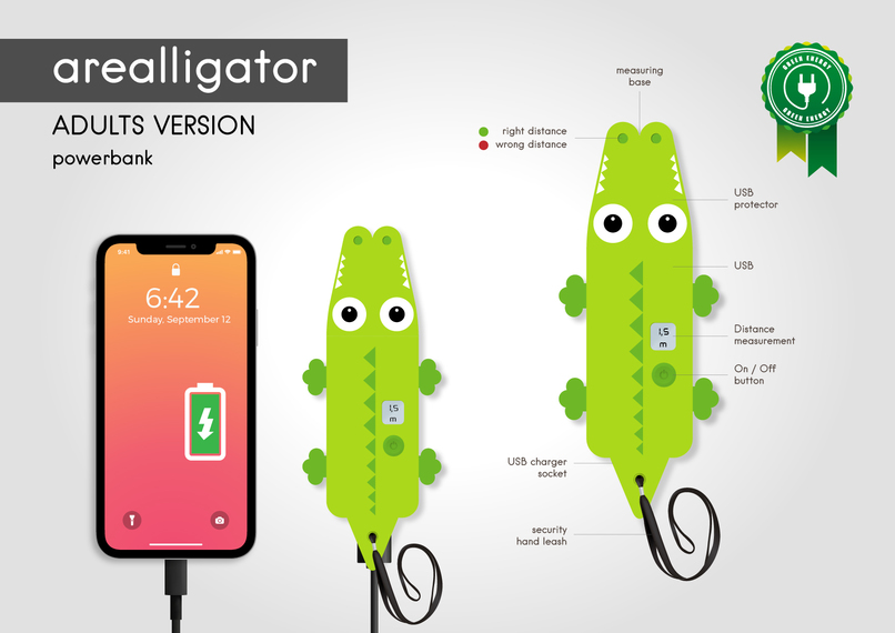 Arealligator - distance measurement & education-toy for kids – screenshot 1