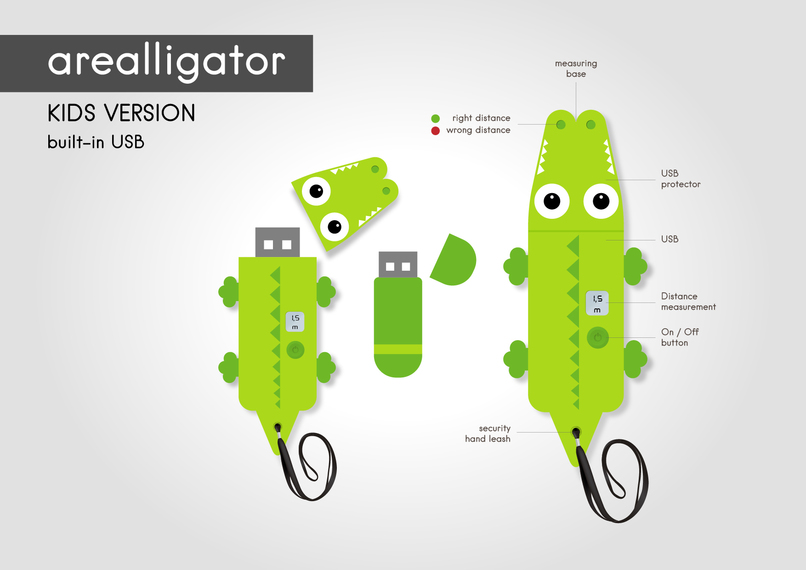 Arealligator - distance measurement & education-toy for kids – screenshot 2
