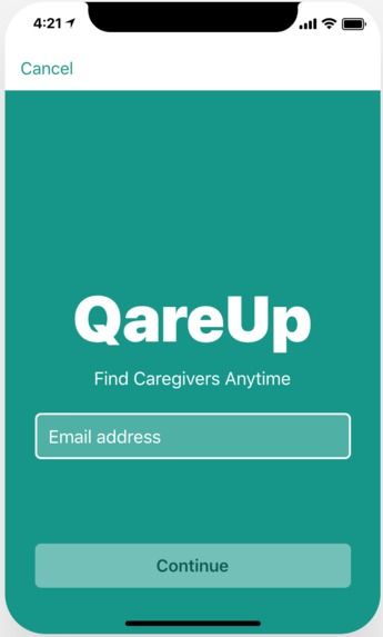 QareUP – screenshot 2
