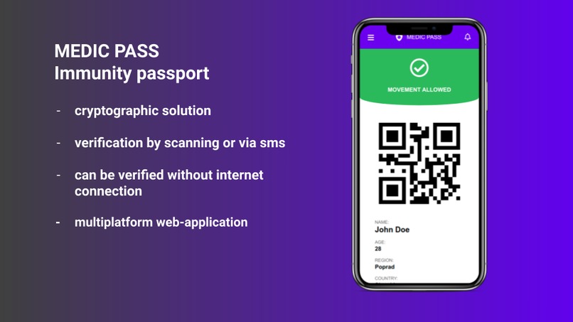 Health pass – screenshot 2