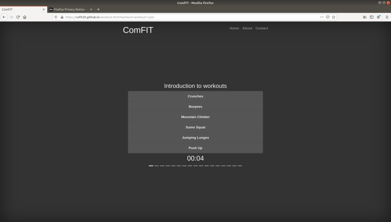 ComFit20 – screenshot 3