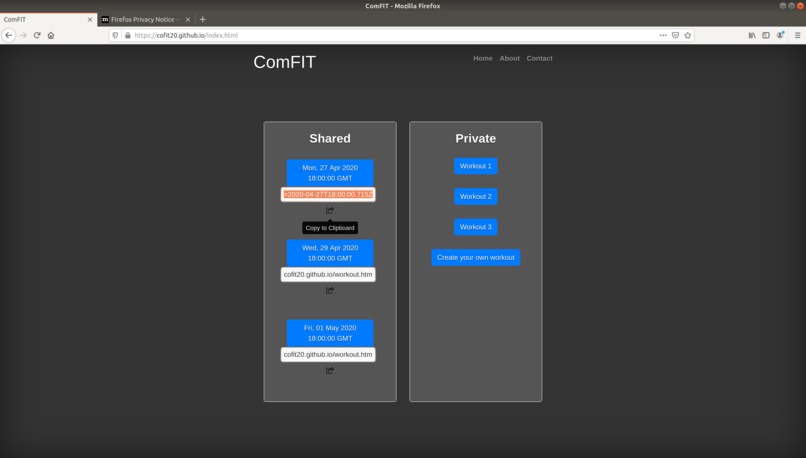 ComFit20 – screenshot 5