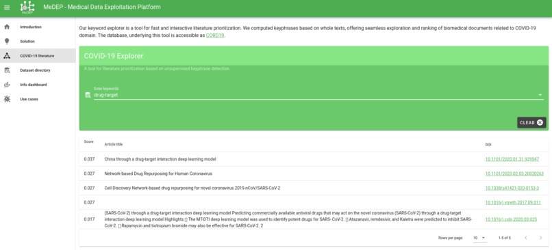 MeDEP – screenshot 3