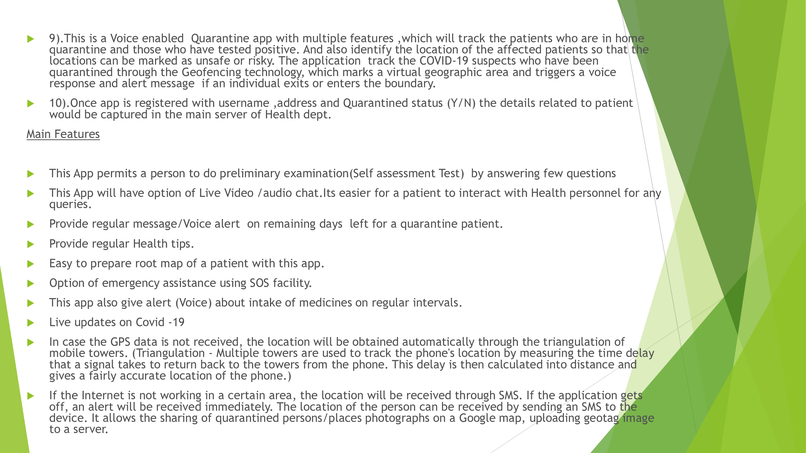 Multiple  feature Quarantine app & usage of Thermal scanner. – screenshot 4