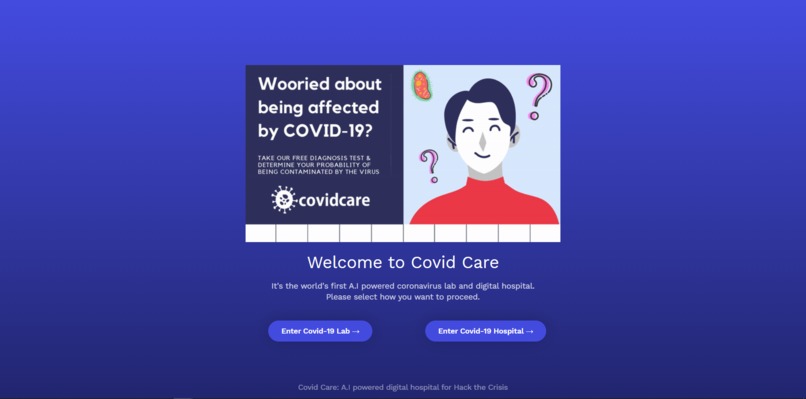 A.I powered Digital Hospital & Coronavirus Laboratory – screenshot 1