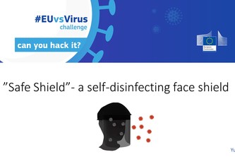 'Safe Shield' - self disinfecting face shield