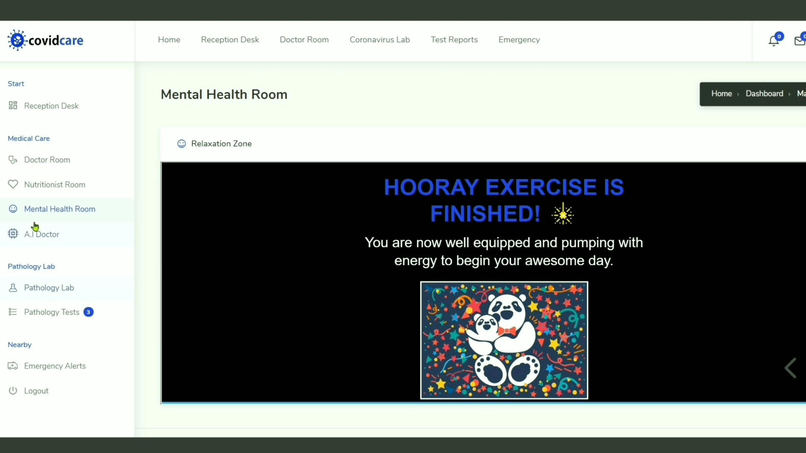 A.I powered Digital Hospital & Coronavirus Laboratory – screenshot 5