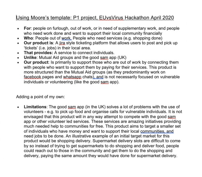 P1 – screenshot 1