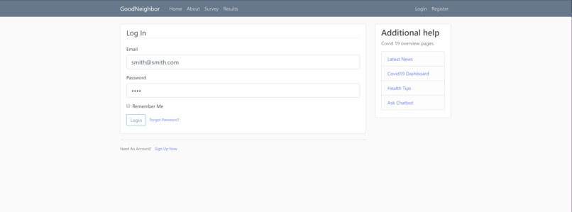 goodNeighbor: Platform to track own symptoms and local help – screenshot 8