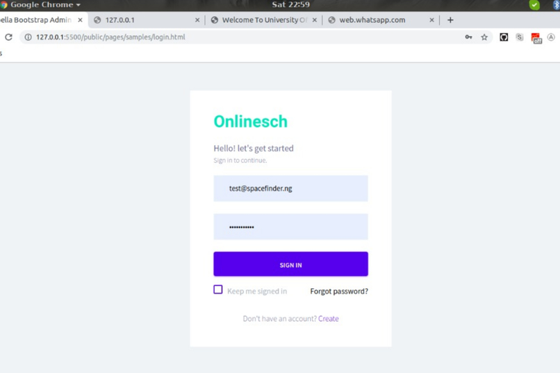 OnlineSch – screenshot 1