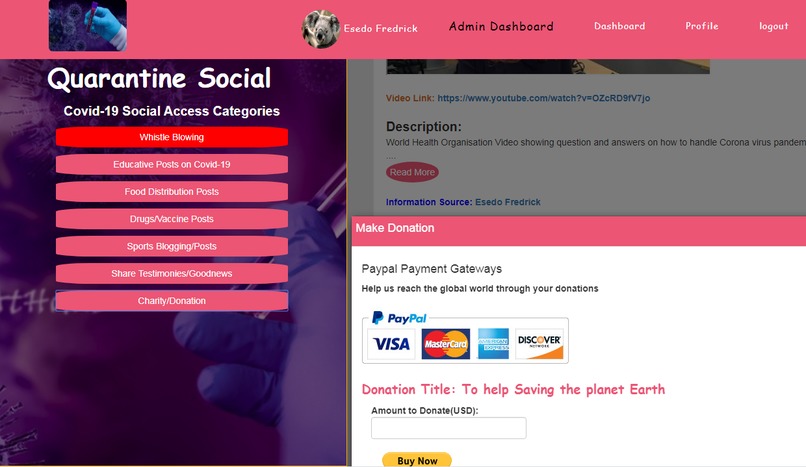 Quarantine Social App – screenshot 6