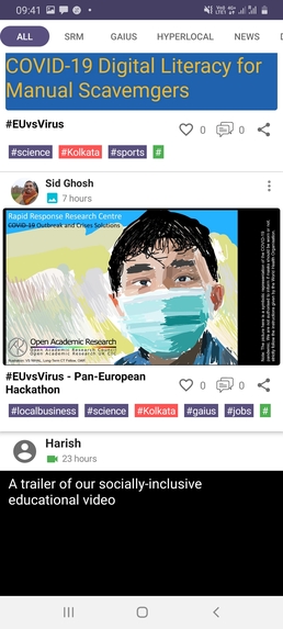 COVID-19 digital-literacy for manual scavengers – screenshot 5