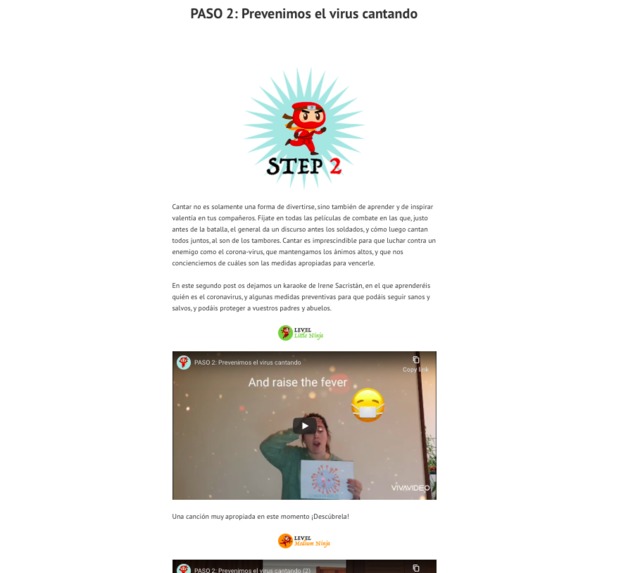 CORONANINJAS UR:  https://coronaninjas.wordpress.com  – screenshot 3