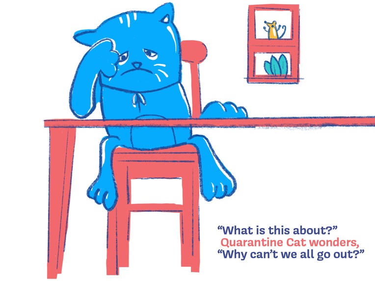 Staying Home with Quarantine Cat – screenshot 2