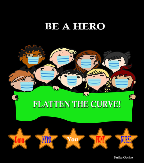 BE A HERO FLATTEN THE CURVE – screenshot 1
