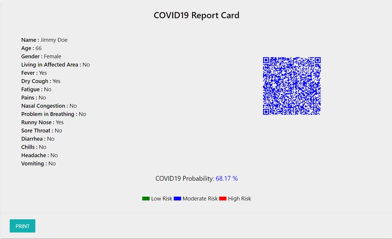 COVIDprob – screenshot 3