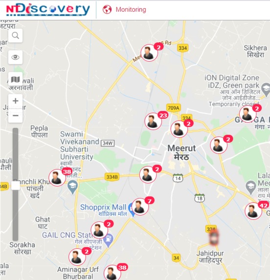 Social Distancing Management System – screenshot 1