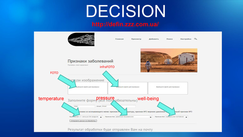 OPERATIONAL REMOTE IDENTIFICATION OF DISEASES  (COVID – 19) – screenshot 2