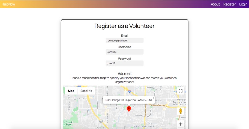 HelpNow – screenshot 2