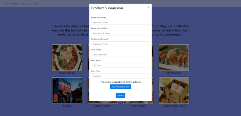 QuickBites – screenshot 3